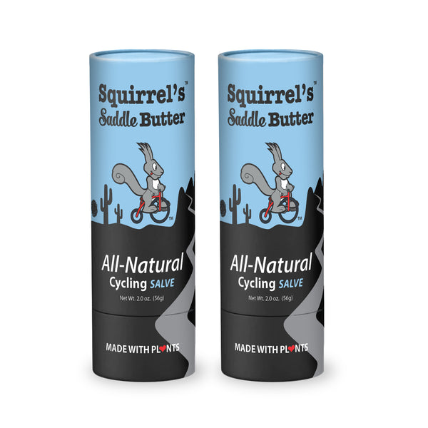2.0 oz Saddle Butter Eco-Friendly Compostable Tube Twin Pack