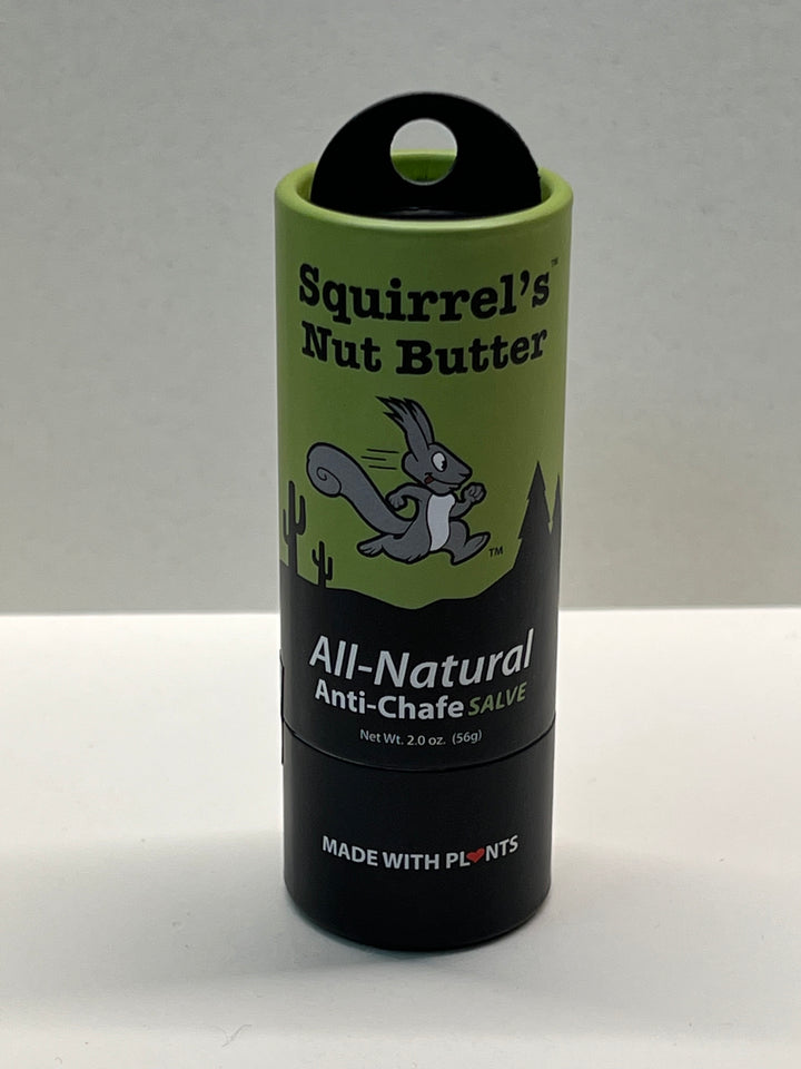 Directions: 2oz Anti-Chafe Salve - Squirrel's Nut Butter Container